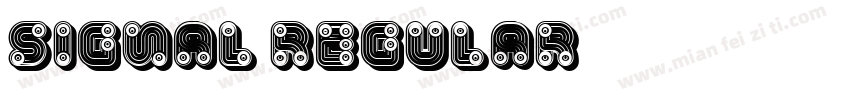 Signal Regular字体转换